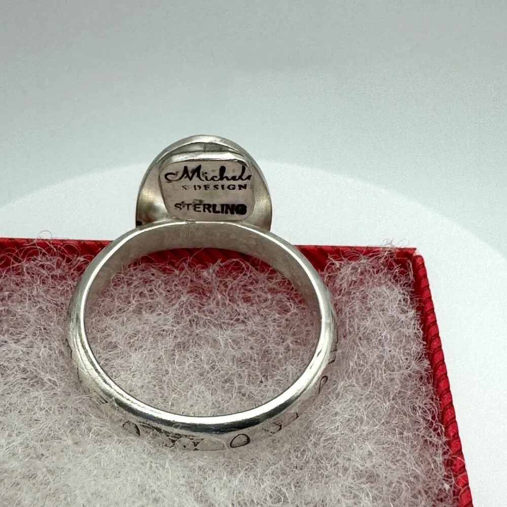 Handmade Bigfoot Ring Sterling Silver Brass Sasquatch Statement Ring Size 12